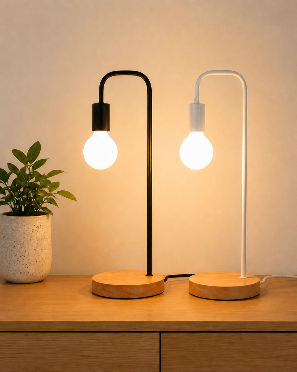 Lampe de Bureau Vintage Métal