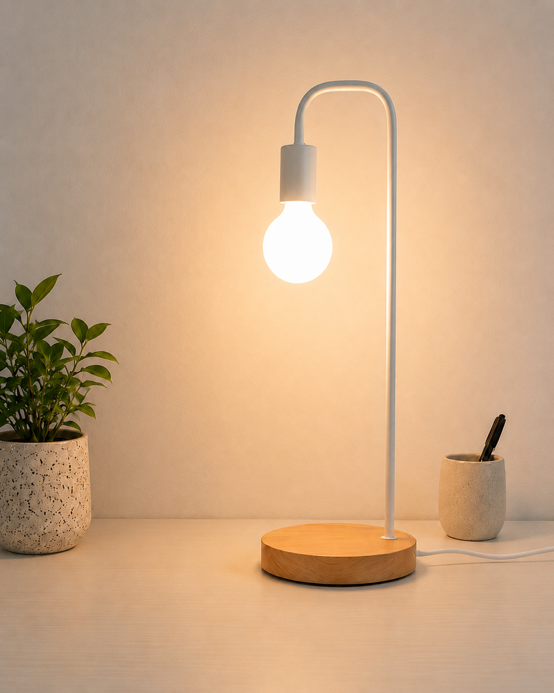 Lampe de Bureau Vintage Métal